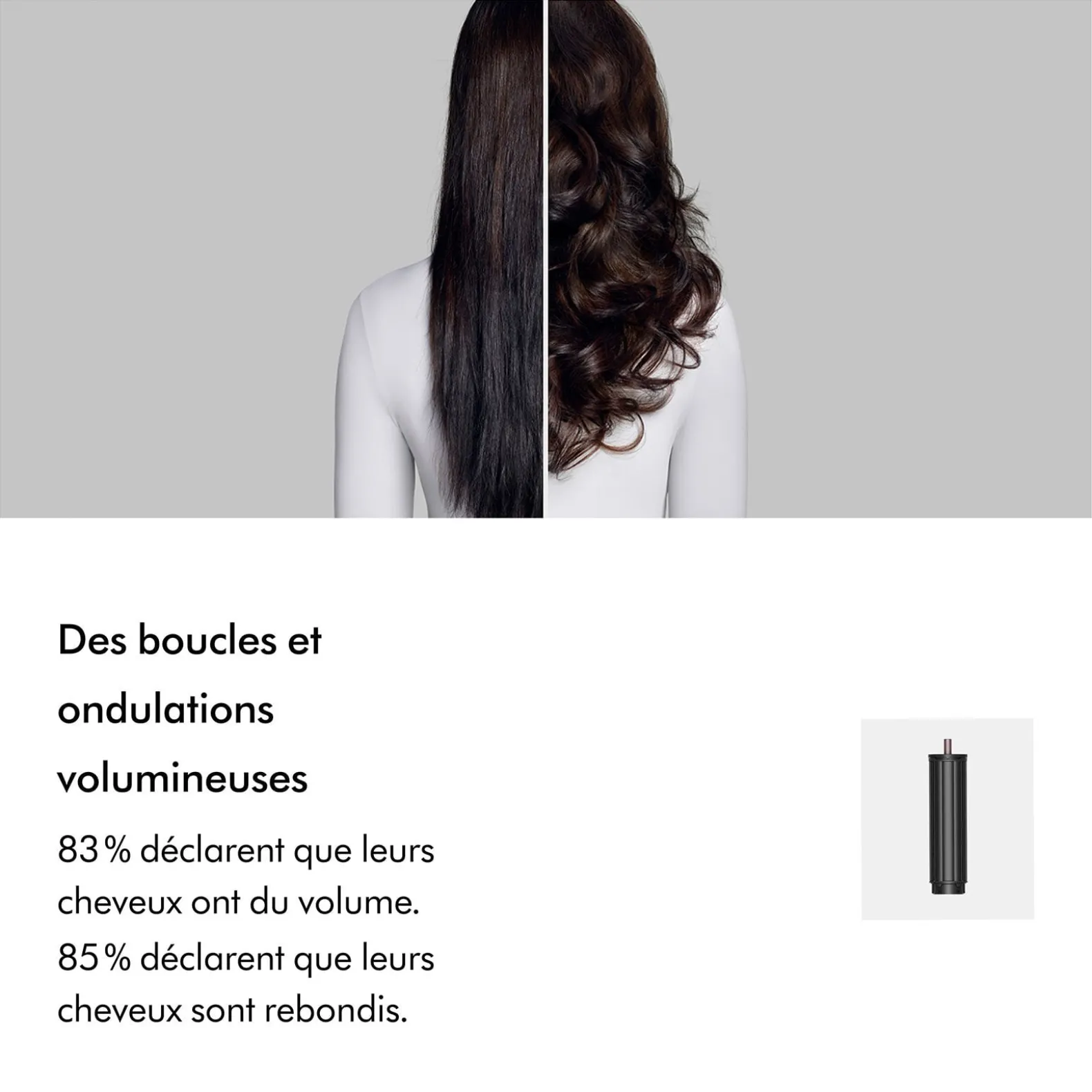 Airwrap Coanda 2x cheveux raides à ondulés