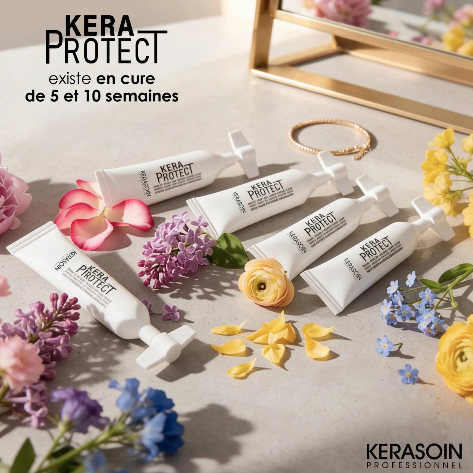 Ampoule de protection des cheveux Keraprotect 5 unidoses 10ml