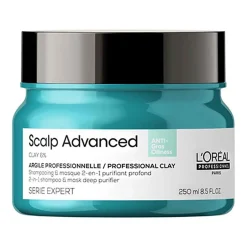 Argile 2-en-1 purifiante anti-gras Scalp Advanced 250ml