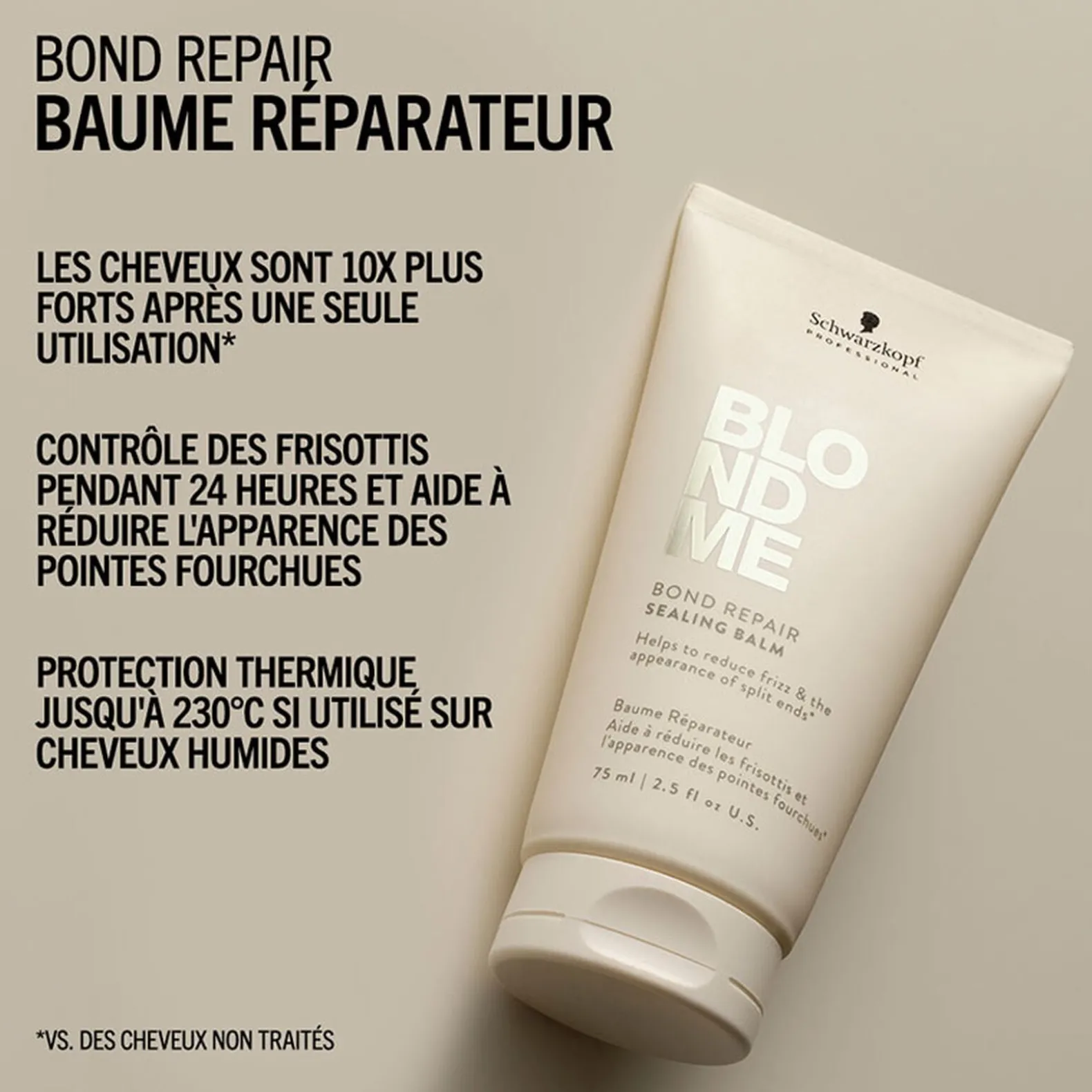 Baume réparateur sans rinçage Blondme Bond Repair