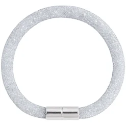 Bracelet strass filet blanc