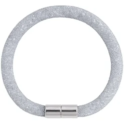 Bracelet strass filet gris