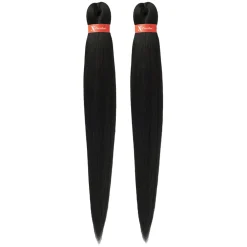 Cheveux à tresser pré-etirés 2 x 46" 1B