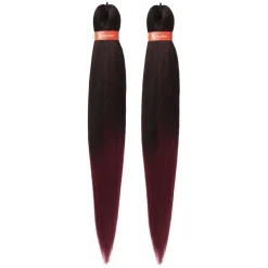 Cheveux à tresser pré-etirés 2 x 46" T1B / BG