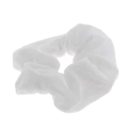 Chouchou velours blanc