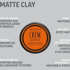 Cire coiffante Matte Clay