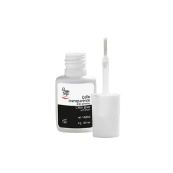 Colle transparente pour capsules et pansements avec pinceau 6g