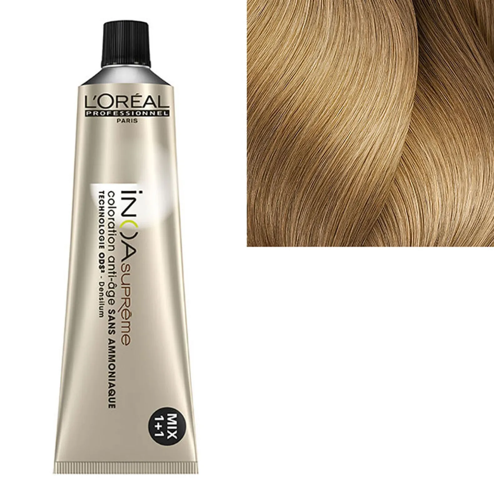 Coloration anti-âge sans ammoniaque Inoa Suprême 9.31 esprit sable