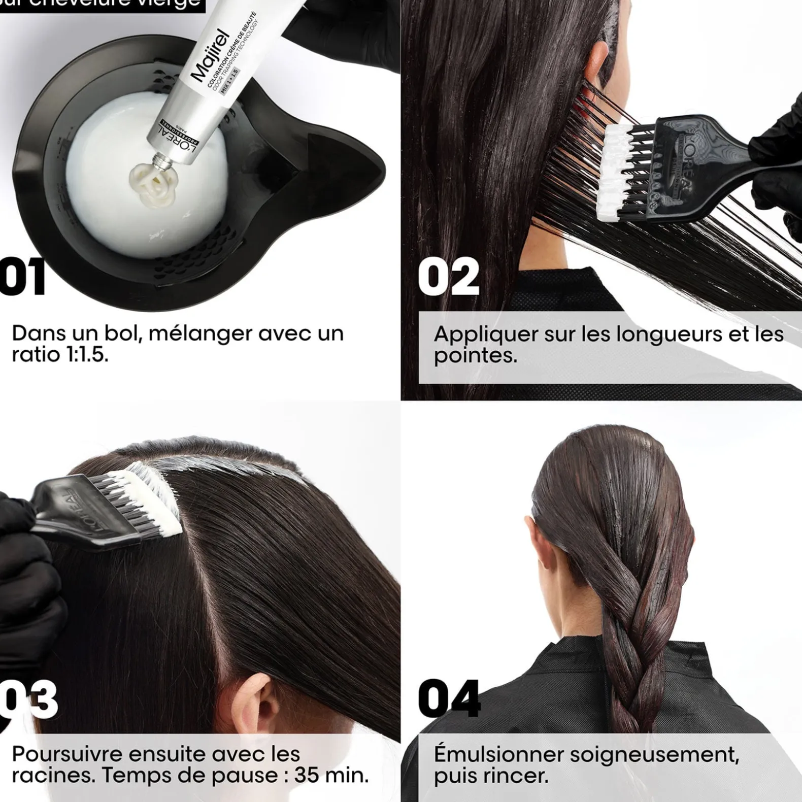 Coloration crème de beauté Majirel 6.1 blond foncé cendré