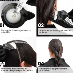 Coloration crème de beauté Majirel 6.32 blond foncé doré irisé