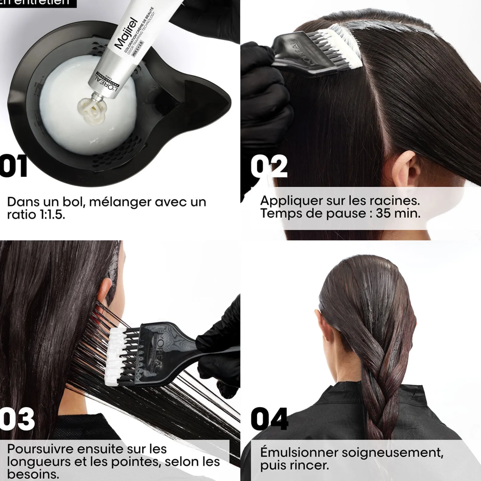Coloration crème de beauté Majirel 5.6 châtain clair rouge