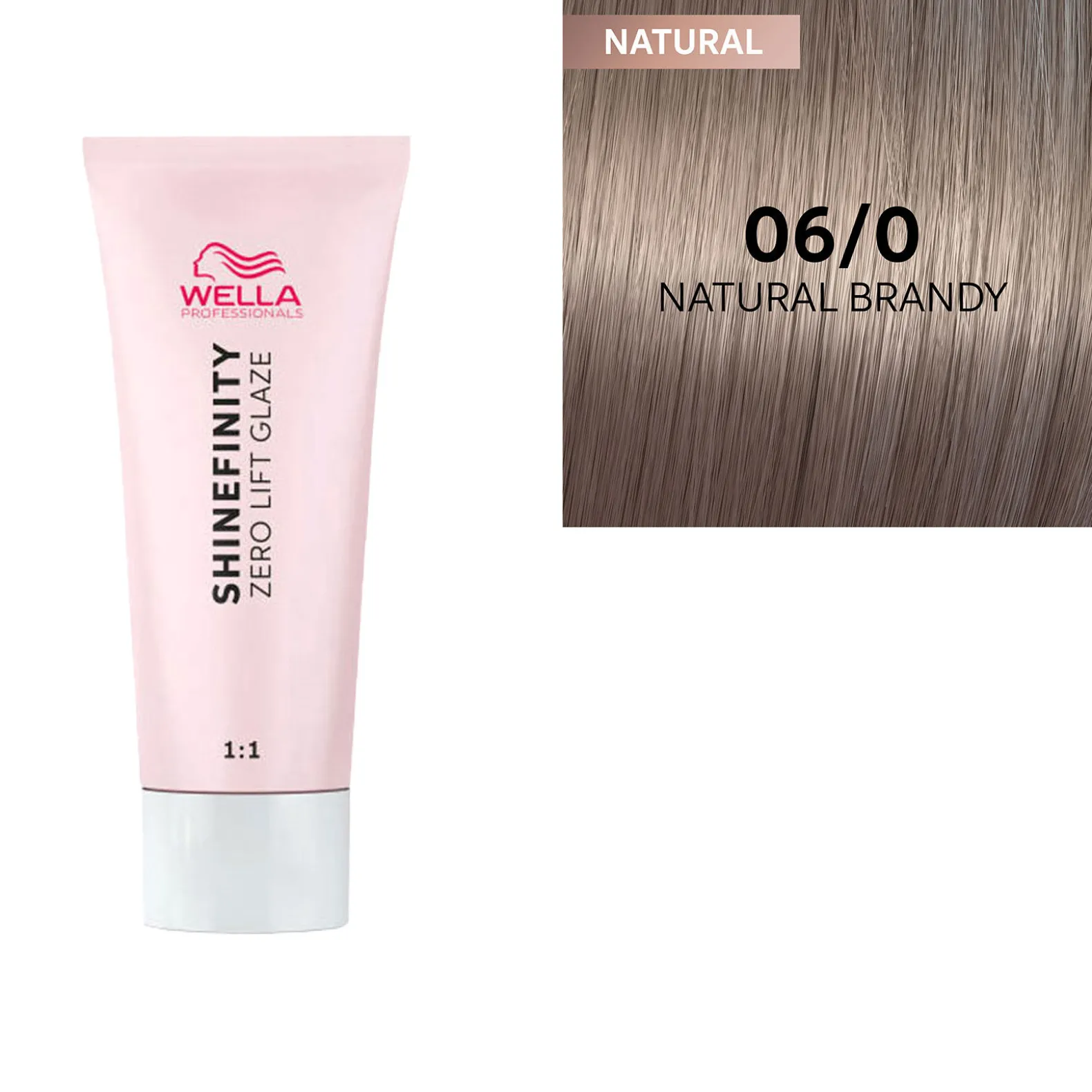 Coloration gloss Shinefinity 06/0 natural brandy