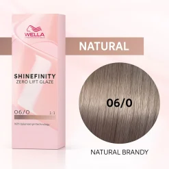 Coloration gloss Shinefinity 06/0 natural brandy