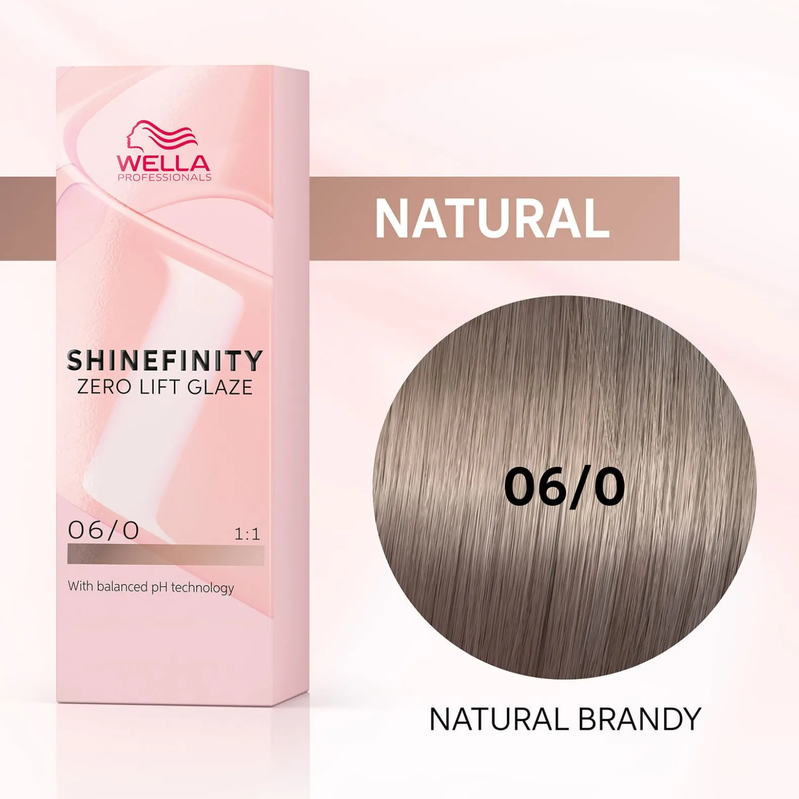 Coloration gloss Shinefinity 06/0 natural brandy