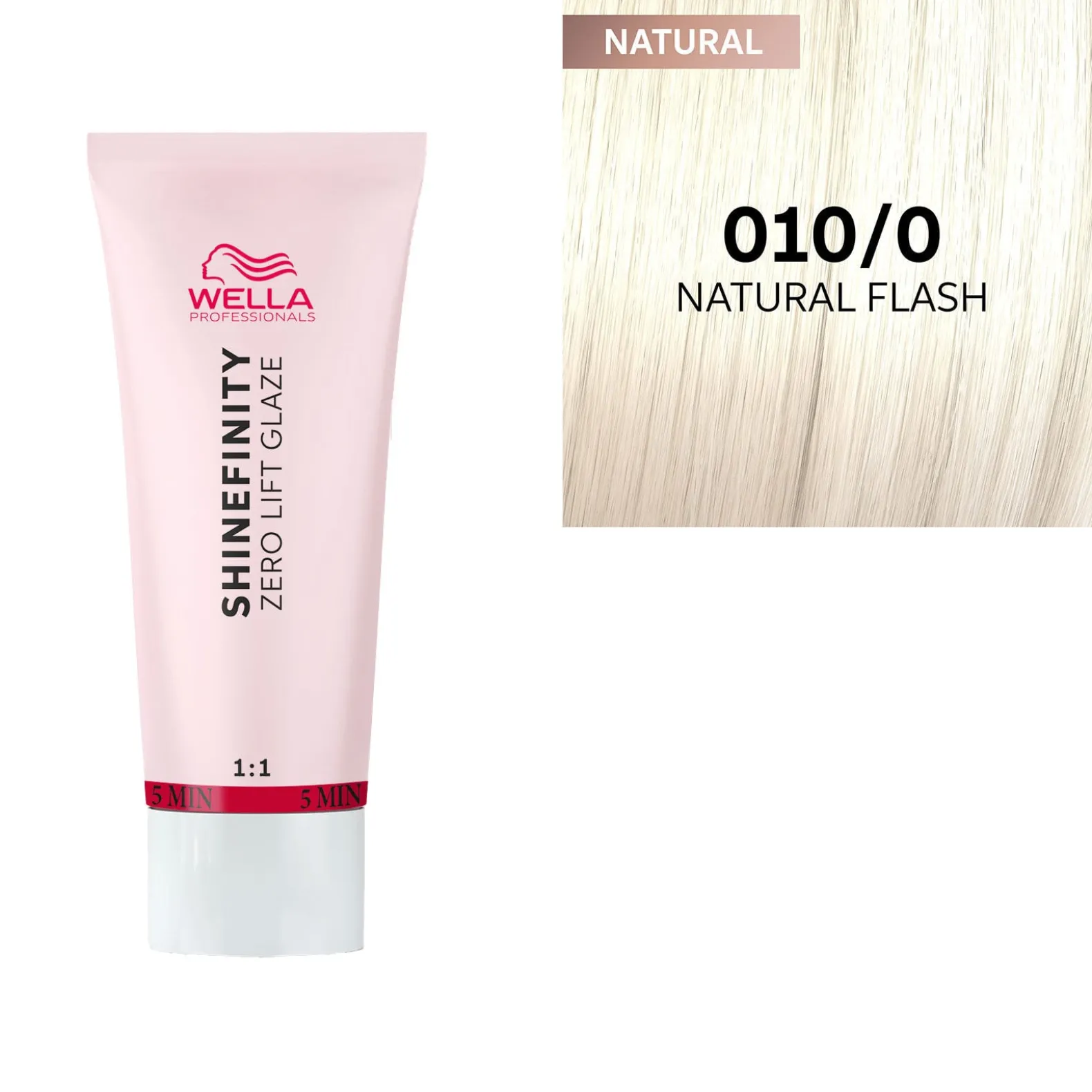 Coloration gloss Shinefinity 10/0 naturel flash