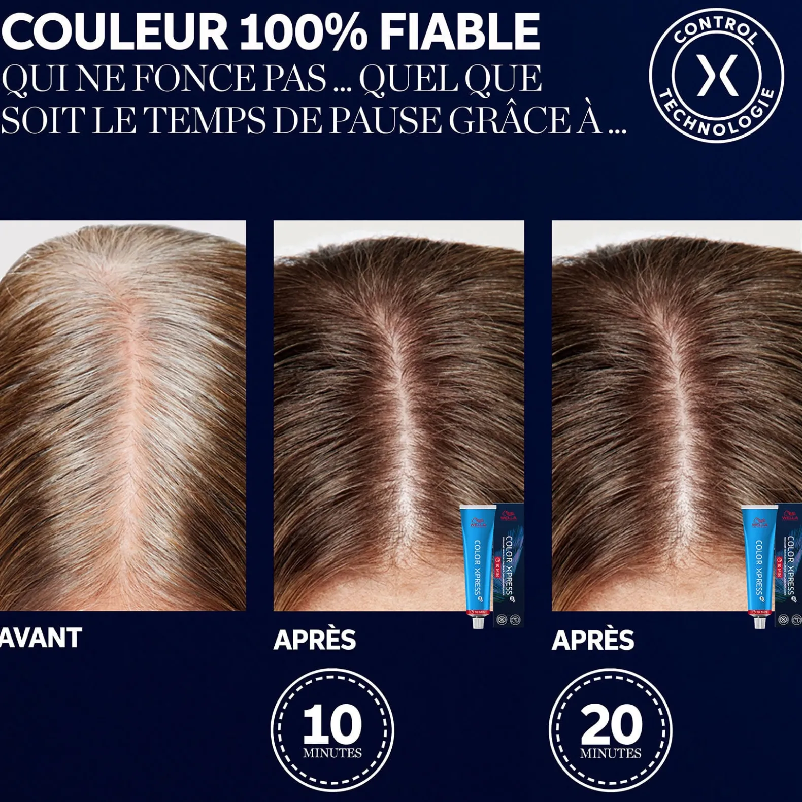 Coloration permanente Color Xpress 5/1 châtain clair cendré