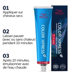 Coloration permanente Color Xpress 5/1 châtain clair cendré