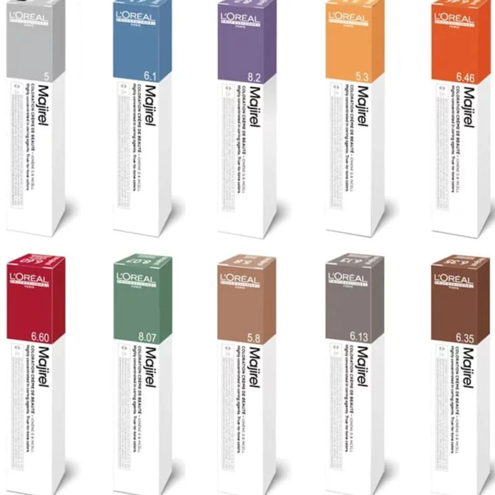 Coloration permanente Majirel 6.23 blond foncé irisé doré