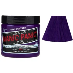 Coloration semi-permanente violet night