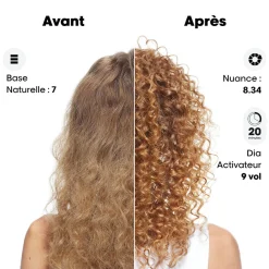 Coloration ton sur ton Dia Color 6.1 blond foncé cendré