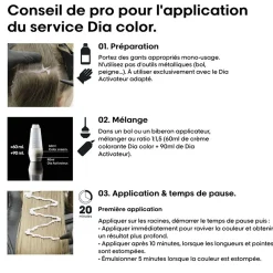 Coloration ton sur ton Dia Color 6.23 blond foncé irisé doré