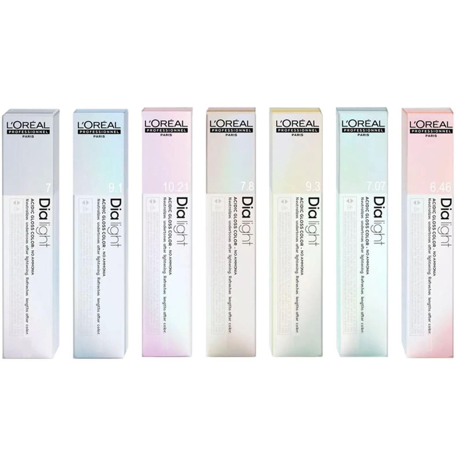 Coloration ton sur ton Dialight 8.1 blond clair cendré