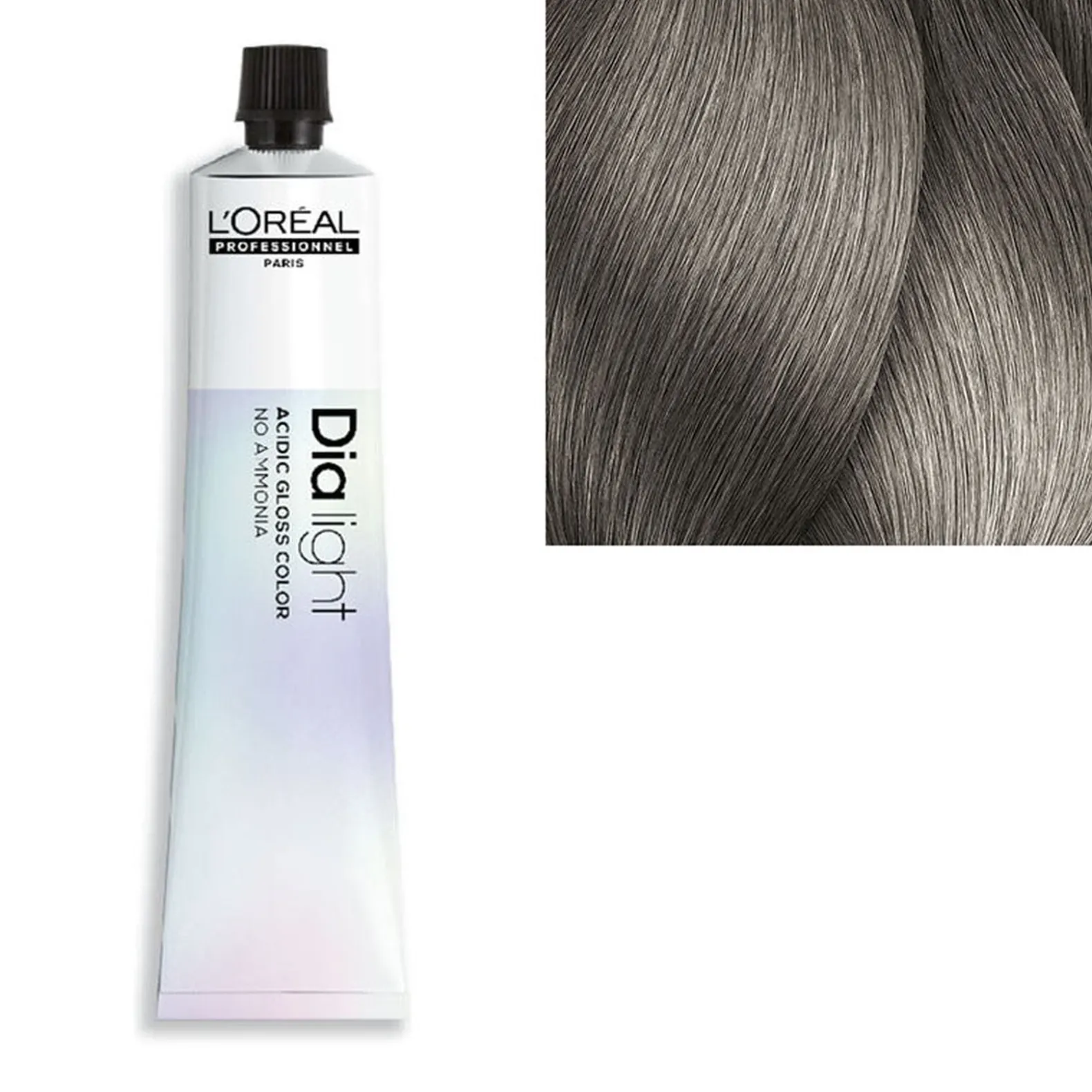 Coloration ton sur ton Dialight 8.1 blond clair cendré