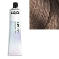 Coloration ton sur ton Dialight 8.21 blond clair irisé cendré