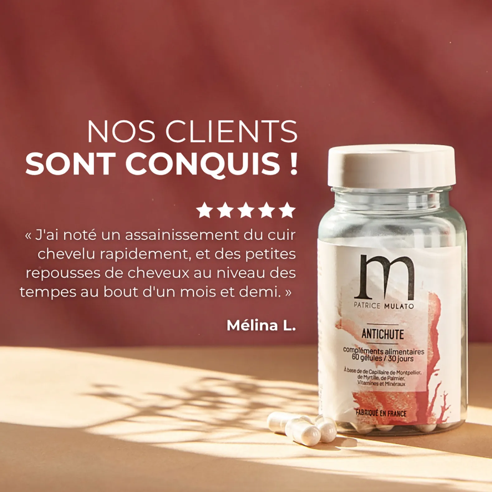 Complément alimentaire anti-chute cure 30 jours