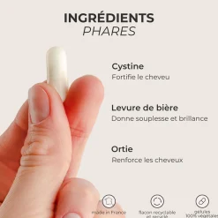Complément alimentaire fortifiant capillaire cure 30 jours