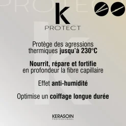 Crème thermo-protectrice à la kératine K Protect