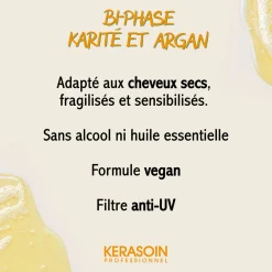 Démêlant bi-phase à l'argan et au karité 500ml