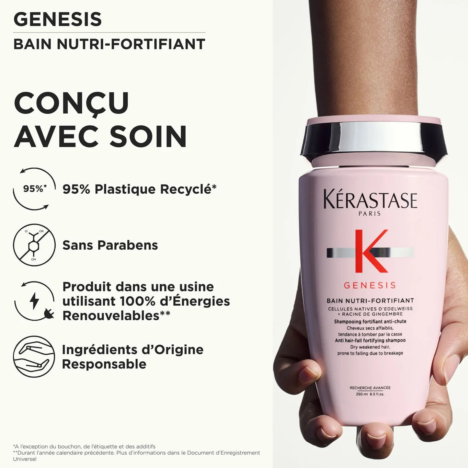 Duo réparation cheveux épais Genesis