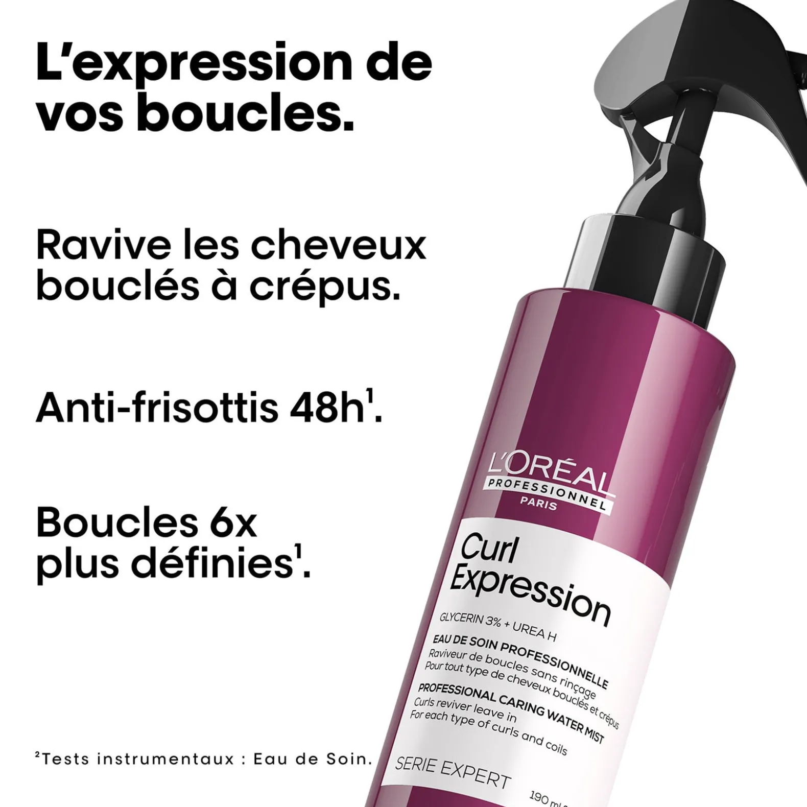 Eau de soin Curl Expression - Raviveur de boucles