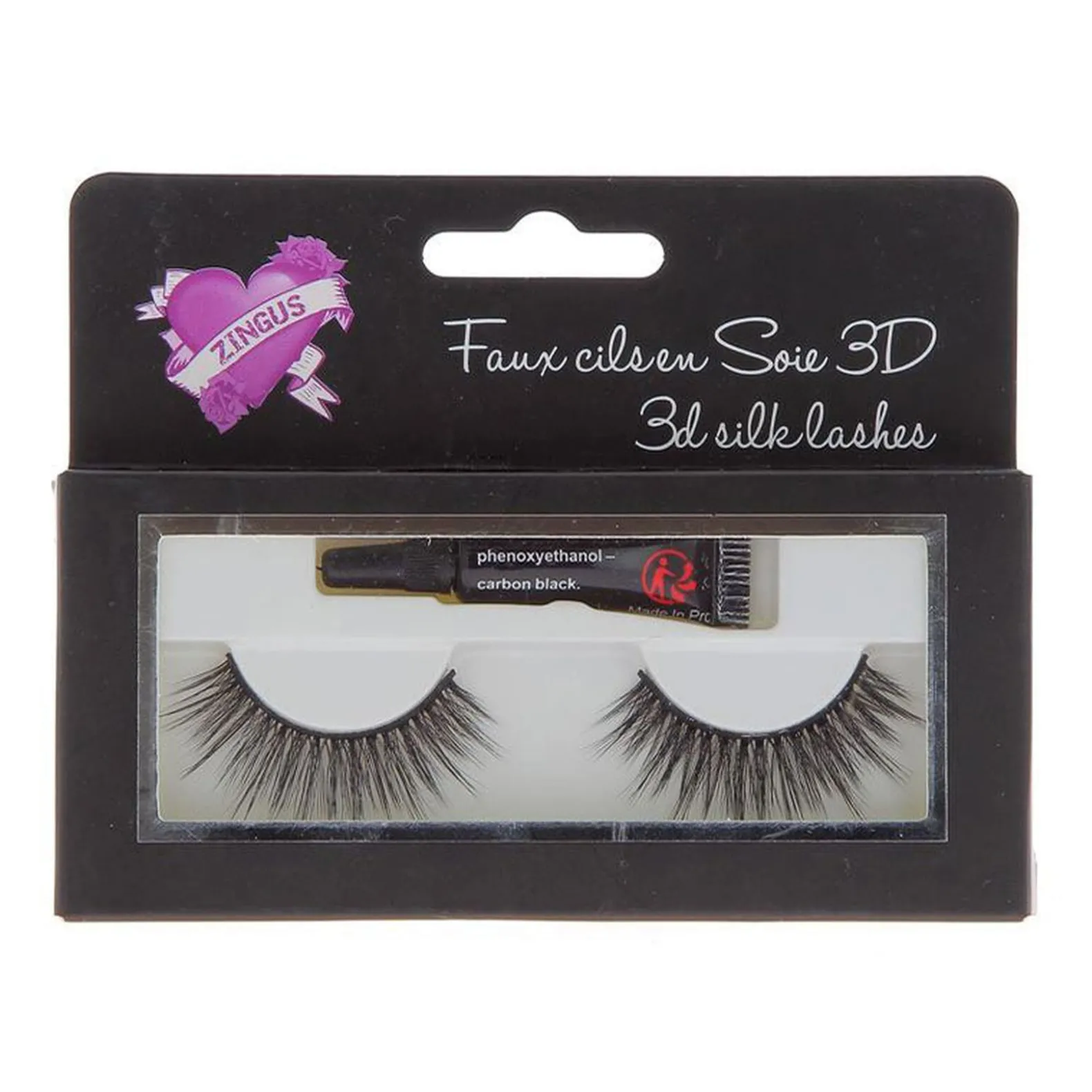 Faux cils en soie 3D N°10