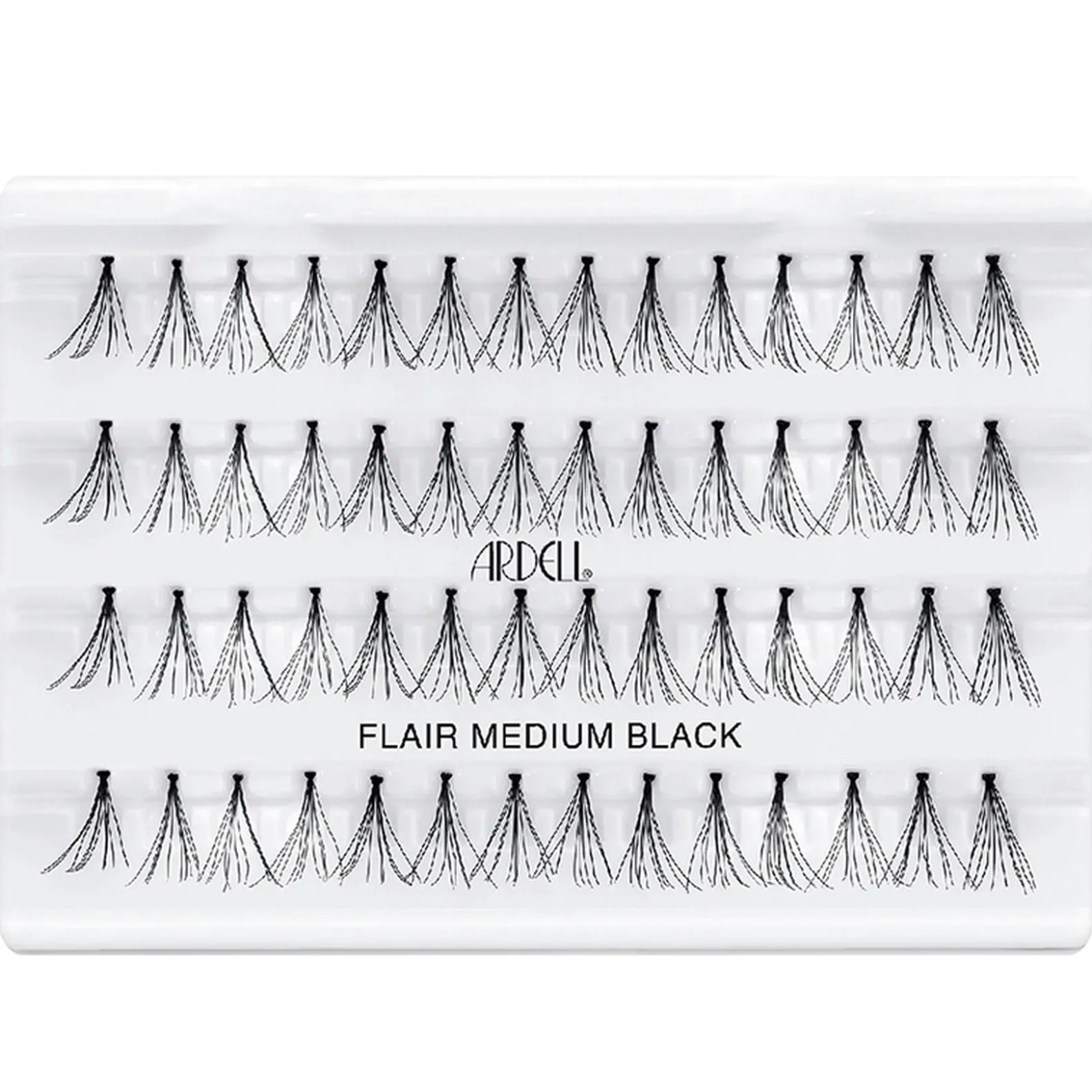 Faux-cils individuels en touffes médium