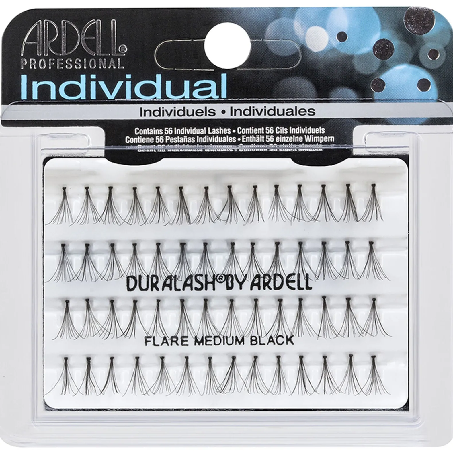 Faux-cils individuels en touffes médium