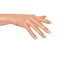 Faux ongle effet chrome retrograde