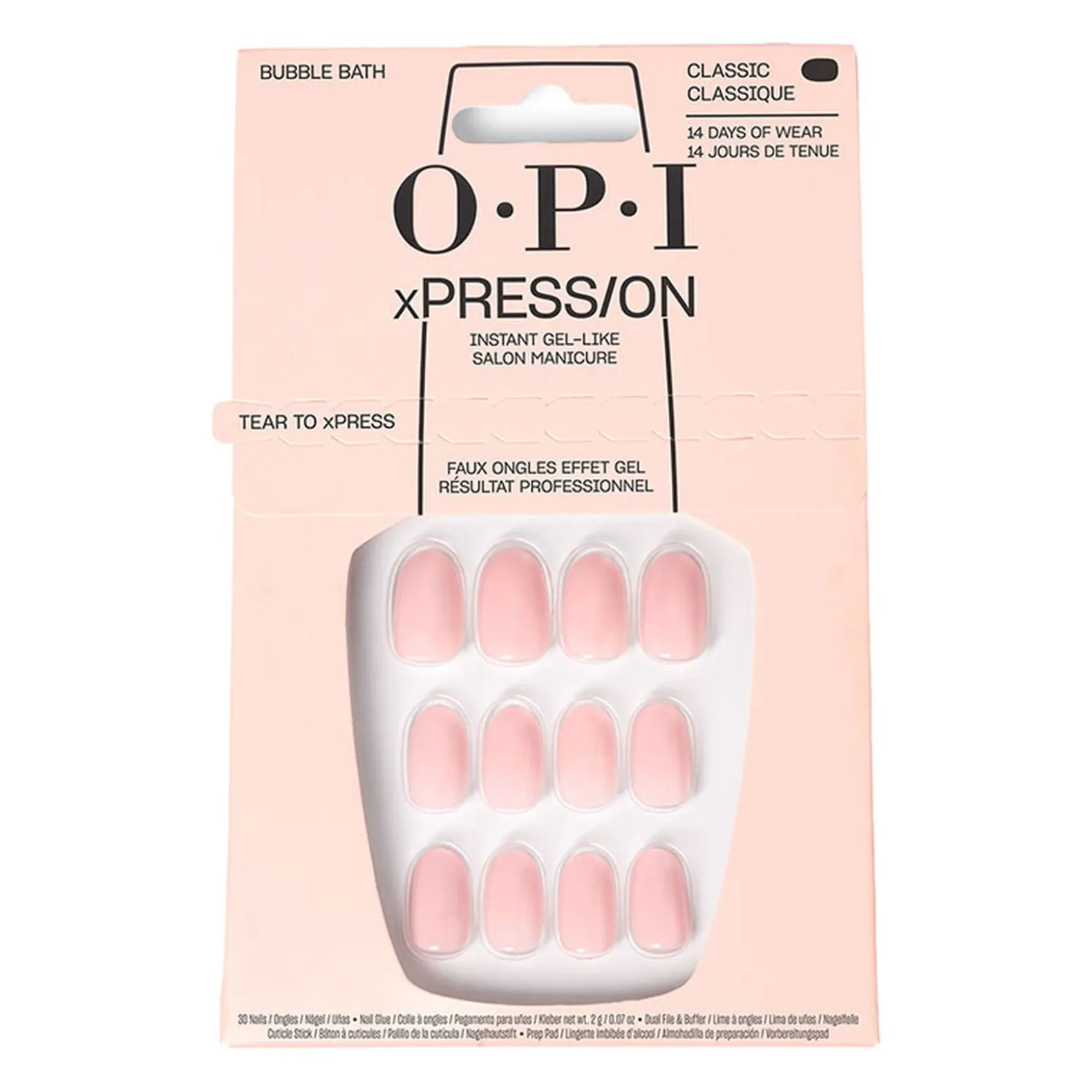 Faux ongles xpress/on bubble bath