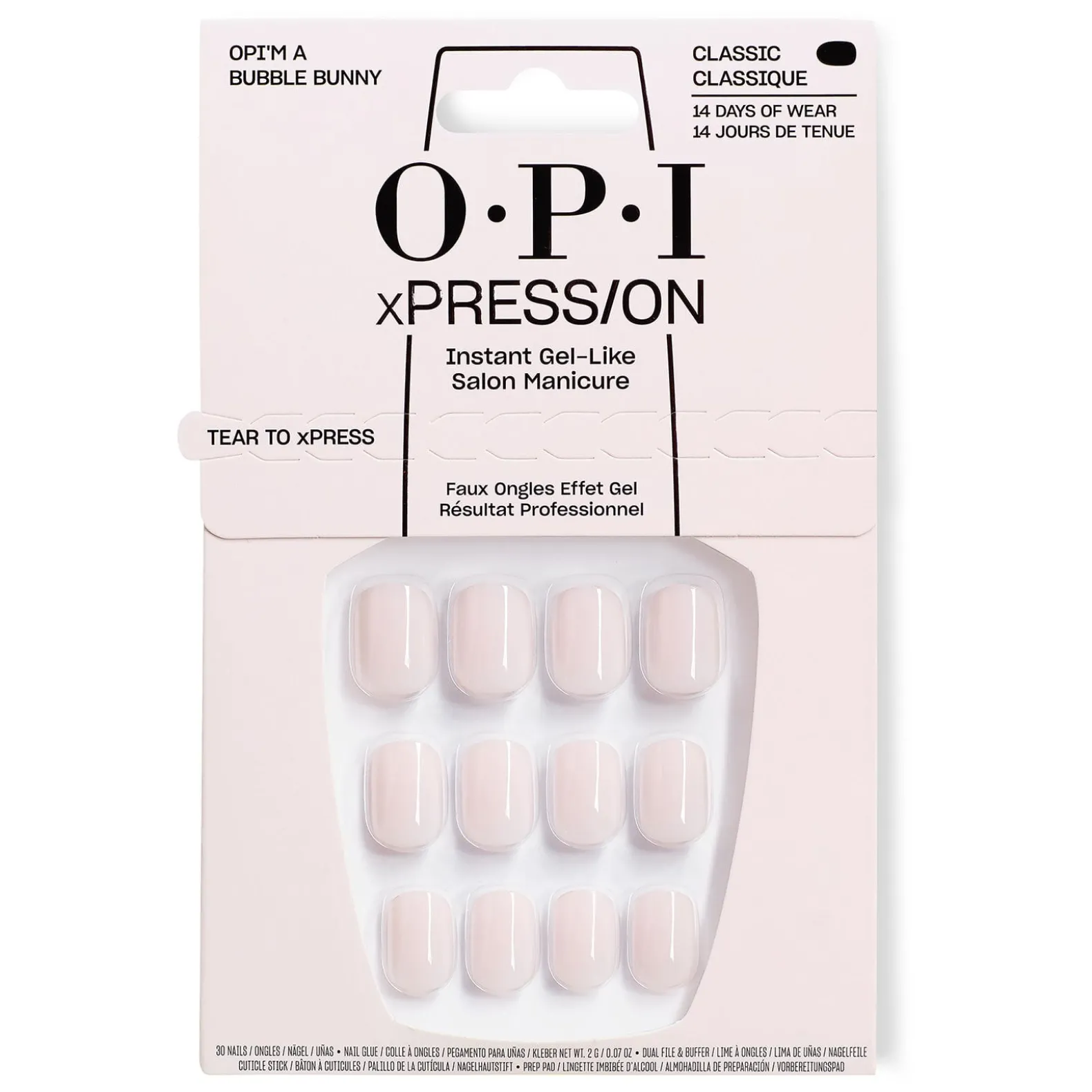 Faux ongles xpress/on bubble bunny