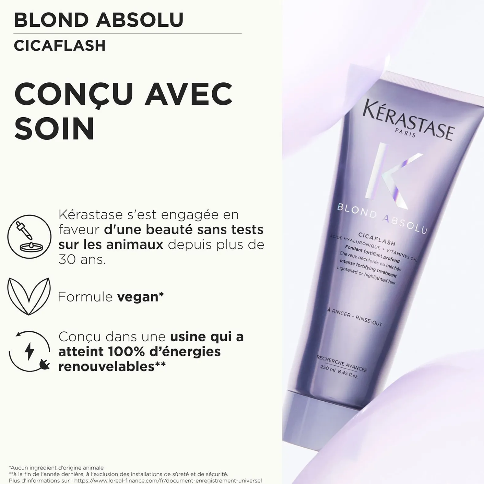 Fondant fortifiant profond Cicaflash Blond Absolu