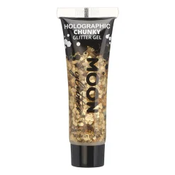 Gel holographique à grosses paillettes Moon Glitter doré
