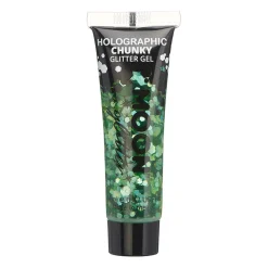 Gel holographique à grosses paillettes Moon Glitter vert