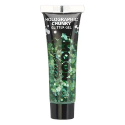 Gel holographique à grosses paillettes Moon Glitter vert