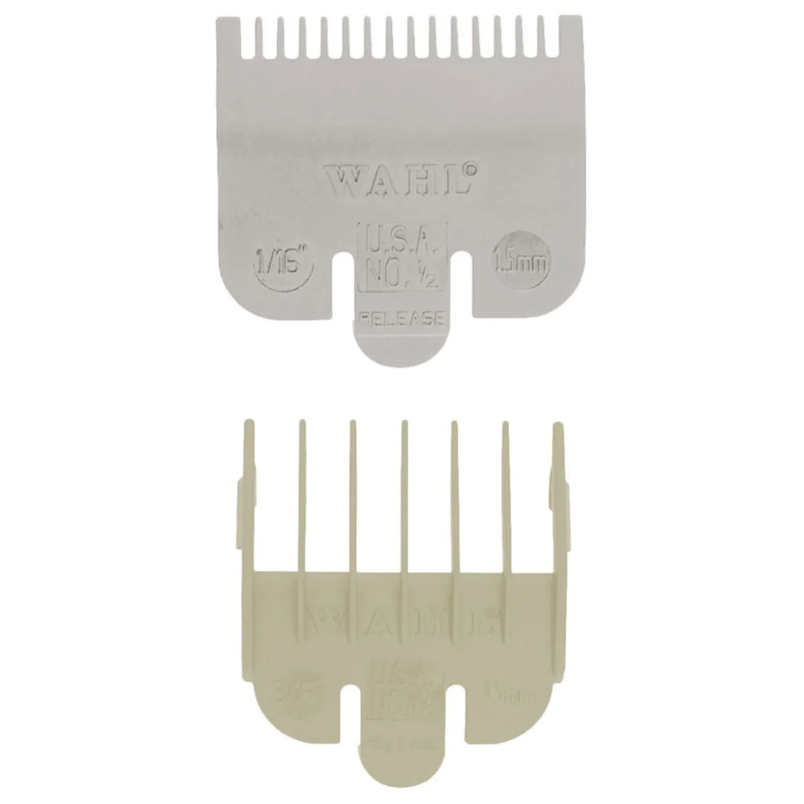 Guide de coupe pour tondeuses de coupe n° 0.5 / 1.5mm + n°1.5 / 4.5mm