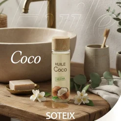 Huile de coco non parfumée