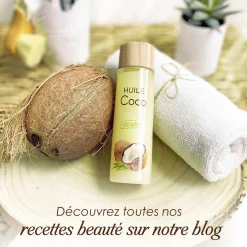 Huile de coco non parfumée