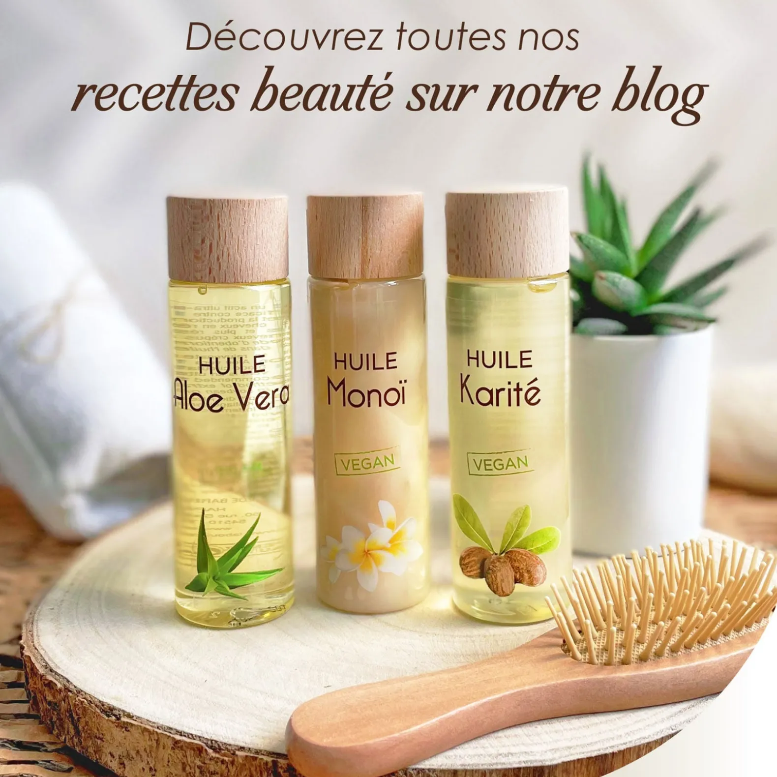 Huile de monoï de Tahiti non parfumée
