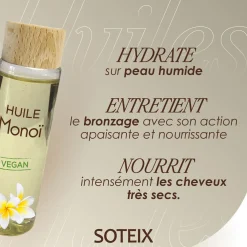 Huile de monoï de Tahiti non parfumée
