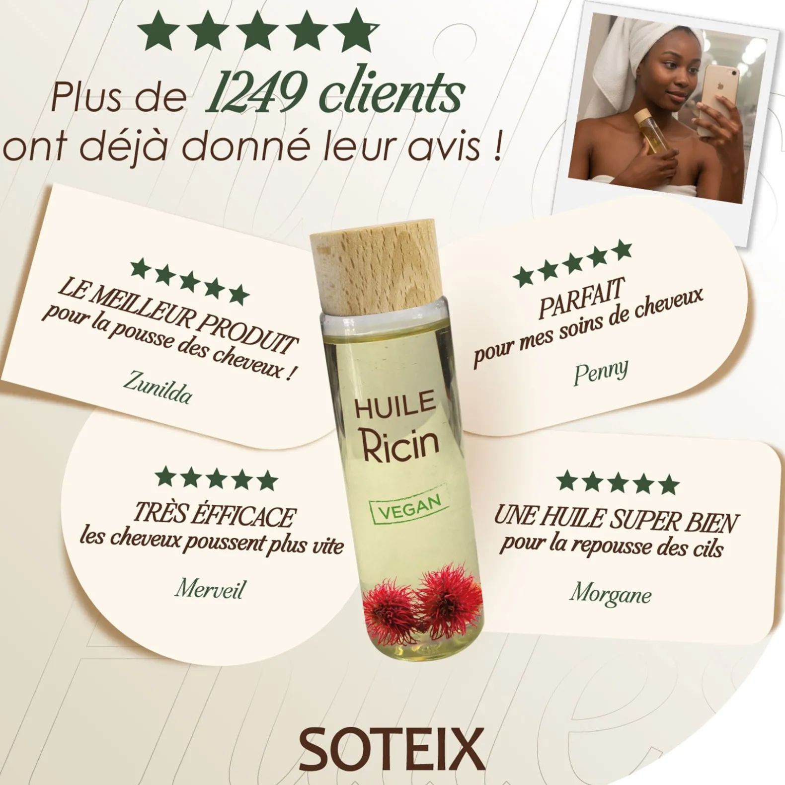 Huile de ricin 100ml